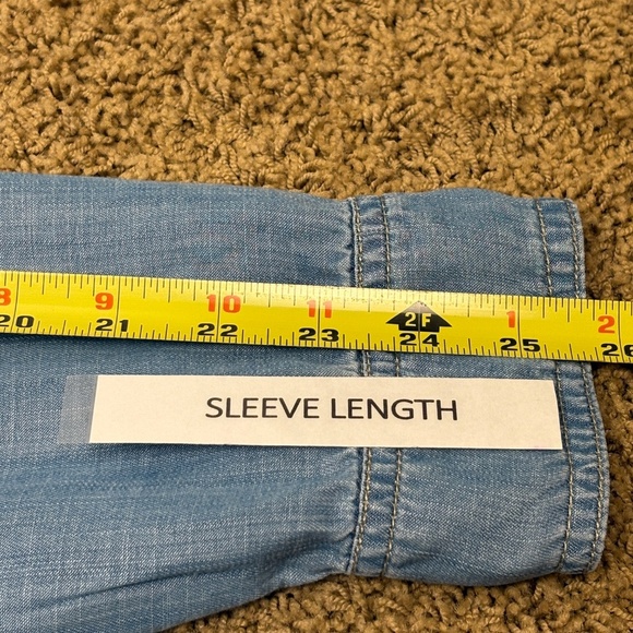 Chelsea & Theodore Women Shirt Blouse XL Button Down Long Sleeve Capsule Rodeo - Picture 7 of 9